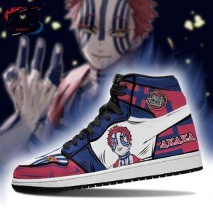 Akaza High-Top Leather Sneakers Demon Slayer Custom Anime Shoes For Fans 2