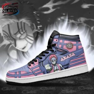 Akaza High-Top Leather Sneakers Demon Slayer Ultimate Collector Anime Sneakers 2