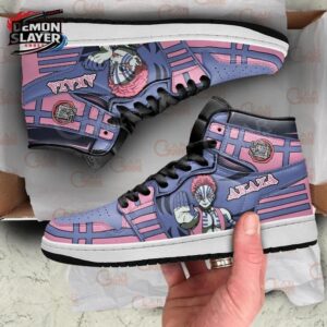 Akaza High-Top Leather Sneakers Demon Slayer Ultimate Collector Anime Sneakers 3