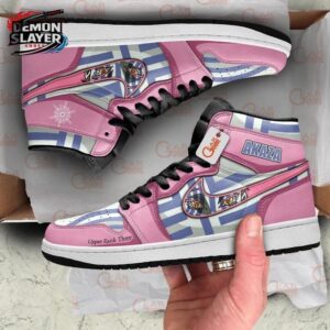 Akaza High-Top Leather Sneakers Demon Slayer Ultimate Streetwear Sneakers 1