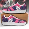 Pink Blue Striped Akaza High-Top Leather Sneakers – Demon Slayer Akaza Shoes Pink Blue Striped Akaza High-Top Leather Sneakers – Demon Slayer Akaza Shoes