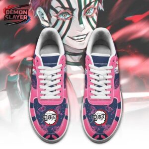 Akaza Low-Top Leather Sneakers Demon Slayer Limited Anime Gift For Fans 1