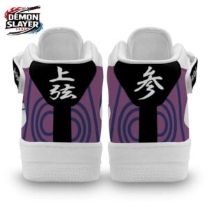 Akaza Mid-Top Strap Leather Sneakers Demon Slayer Epic Otaku Fashion Shoes 2