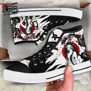Daki High Tops Canvas Shoes Demon Slayer Limited Streetwear Sneakers 1