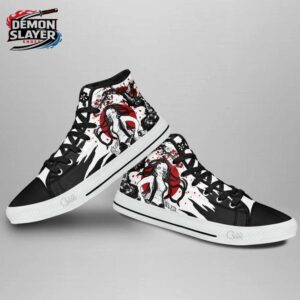 Daki High Tops Canvas Shoes Demon Slayer Limited Streetwear Sneakers 3