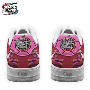 Daki Low-Top Leather Sneakers Demon Slayer Stylish Custom Anime Sneakers 2