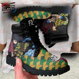 Giyu Combat Boots Demon Slayer Premium Anime Gift For Fans 1