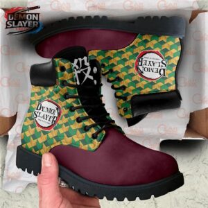 Giyu Combat Boots Demon Slayer Streetwear Streetwear Sneakers 1
