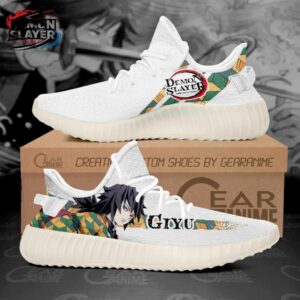Giyu Mesh Runners Shoes Demon Slayer Custom   Collector Anime Sneakers