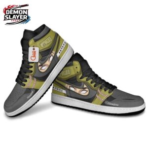 Gyomei High-Top Leather Sneakers Demon Slayer Exclusive Anime Shoes For Fans 3