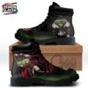 Black Green Pink Split Portrait Gyutaro Daki Combat Boots – Demon Slayer Gyutaro Shoes Black Green Pink Split Portrait Gyutaro Daki Combat Boots – Demon Slayer Gyutaro Shoes