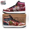 Gray Pink Split Character Gyutaro Daki High-Top Leather Sneakers – Demon Slayer Gyutaro Shoes Gray Pink Split Character Gyutaro Daki High-Top Leather Sneakers – Demon Slayer Gyutaro Shoes