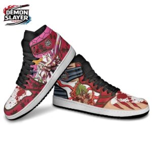 Gyutaro Daki High-Top Leather Sneakers Demon Slayer Legendary Anime Gift For Fans 3