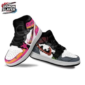 Gyutaro Daki High-Top Leather Sneakers Demon Slayer Streetwear Otaku Fashion Shoes 1