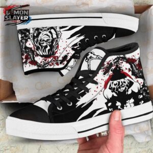 Gyutaro High Tops Canvas Shoes Demon Slayer Ultimate Collector Anime Sneakers 1
