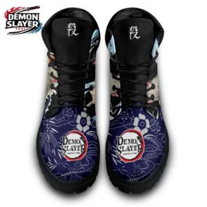 Inosuke Combat Boots Demon Slayer Limited Collector Anime Sneakers 3