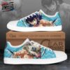 Navy Floral Dual Blade Inosuke Combat Boots – Demon Slayer Inosuke Hashibira Shoes