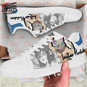 Inosuke Court Shoes Demon Slayer Premium Collector Anime Sneakers 1