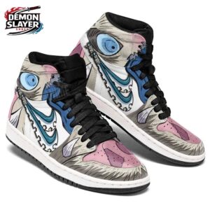 Inosuke High-Top Leather Sneakers Demon Slayer Epic Streetwear Sneakers 2