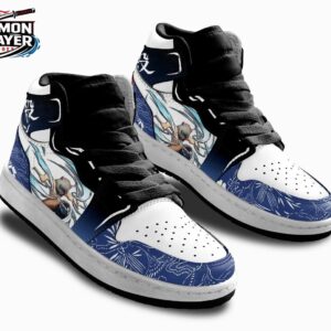 Inosuke High-Top Leather Sneakers Demon Slayer Exclusive Custom Anime Sneakers 1