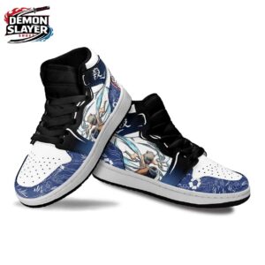 Inosuke High-Top Leather Sneakers Demon Slayer Exclusive Custom Anime Sneakers 2
