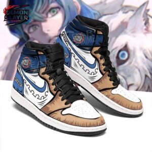 Inosuke High-Top Leather Sneakers Demon Slayer Legendary Collector Anime Sneakers 1