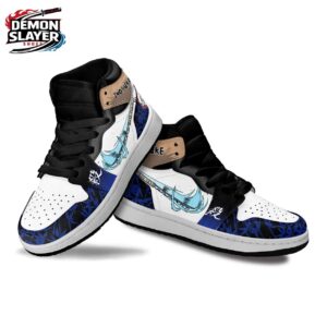 Inosuke High-Top Leather Sneakers Demon Slayer Legendary Custom Anime Sneakers 1