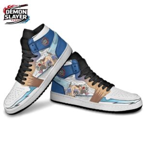 Inosuke High-Top Leather Sneakers Demon Slayer Limited Custom Anime Sneakers 2
