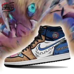 Inosuke High-Top Leather Sneakers Demon Slayer Ultimate Anime Gift For Fans 2
