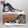 White Blue Dual Portrait Manga Inosuke Court Shoes – Demon Slayer Inosuke Hashibira Shoes