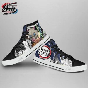 Inosuke High Tops Canvas Shoes Demon Slayer Epic Anime Shoes For Fans 2