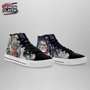 Inosuke High Tops Canvas Shoes Demon Slayer Epic Anime Shoes For Fans 3