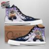 Black White Red Boar Mask Manga Inosuke High Tops Canvas Shoes – Demon Slayer Inosuke Hashibira Shoes