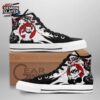 Black Gray Dual Portrait Boar Mask Inosuke High Tops Canvas Shoes – Demon Slayer Inosuke Hashibira Shoes