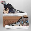 Black Blue Inoko Chibi Logo High Tops Canvas Shoes – Demon Slayer Inosuke Hashibira Shoes Black Blue Inoko Chibi Logo High Tops Canvas Shoes – Demon Slayer Inosuke Hashibira Shoes