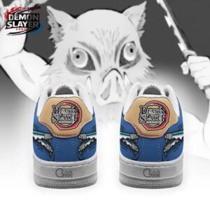Inosuke Low-Top Leather Sneakers Demon Slayer Custom Anime Shoes For Fans 2