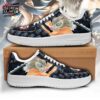 Blue Tan Boar Fur Blade Inosuke Low-Top Leather Sneakers – Demon Slayer Inosuke Hashibira Shoes Blue Tan Boar Fur Blade Inosuke Low-Top Leather Sneakers – Demon Slayer Inosuke Hashibira Shoes