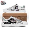 Black White Red Circle Manga Kanao High Tops Canvas Shoes – Demon Slayer Kanao Tsuyuri Shoes