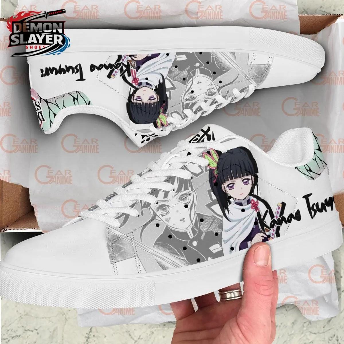 White Black Manga Portrait Kanao Court Shoes – Demon Slayer Kanao Tsuyuri Shoes White Black Manga Portrait Kanao Court Shoes – Demon Slayer Kanao Tsuyuri Shoes