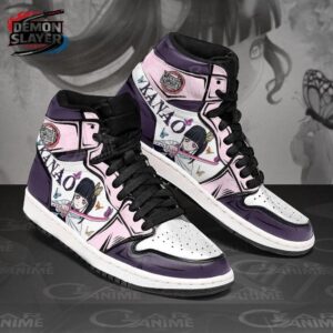 Kanao High-Top Leather Sneakers Demon Slayer Custom Collector Anime Sneakers 1