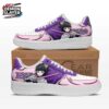 Pink Purple Butterfly Blade Kanao Low-Top Leather Sneakers – Demon Slayer Kanao Tsuyuri Shoes