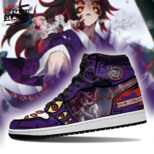 Kokushibo High-Top Leather Sneakers Demon Slayer Streetwear Otaku Fashion Shoes 2