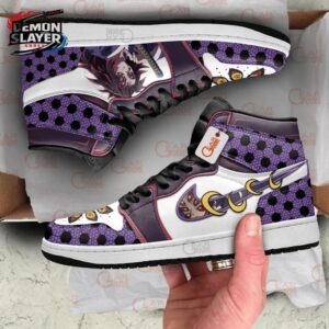 Kokushibo High-Top Leather Sneakers Demon Slayer Ultimate Streetwear Sneakers 2