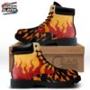 Black Red Flame Portrait Rengoku Combat Boots – Demon Slayer Rengoku Shoes Black Red Flame Portrait Rengoku Combat Boots – Demon Slayer Rengoku Shoes