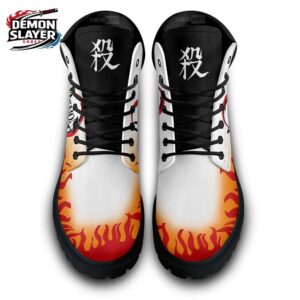 Kyojuro Rengoku Combat Boots Demon Slayer Ultimate Otaku Fashion Shoes 2