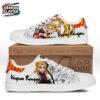 Orange Purple Flame Portrait Rengoku High Tops Canvas Shoes – Demon Slayer Rengoku Shoes