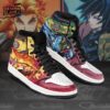 Brown White Flame Rengoku High-Top Leather Sneakers – Demon Slayer Rengoku Shoes Brown White Flame Rengoku High-Top Leather Sneakers – Demon Slayer Rengoku Shoes