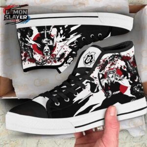 Kyojuro Rengoku High Tops Canvas Shoes Demon Slayer Custom Otaku Fashion Shoes 1