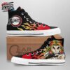 Orange Black Flame Manga Rengoku High Tops Canvas Shoes – Demon Slayer Rengoku Shoes Orange Black Flame Manga Rengoku High Tops Canvas Shoes – Demon Slayer Rengoku Shoes