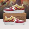 Brown White Flame Rengoku High-Top Leather Sneakers – Demon Slayer Rengoku Shoes Brown White Flame Rengoku High-Top Leather Sneakers – Demon Slayer Rengoku Shoes